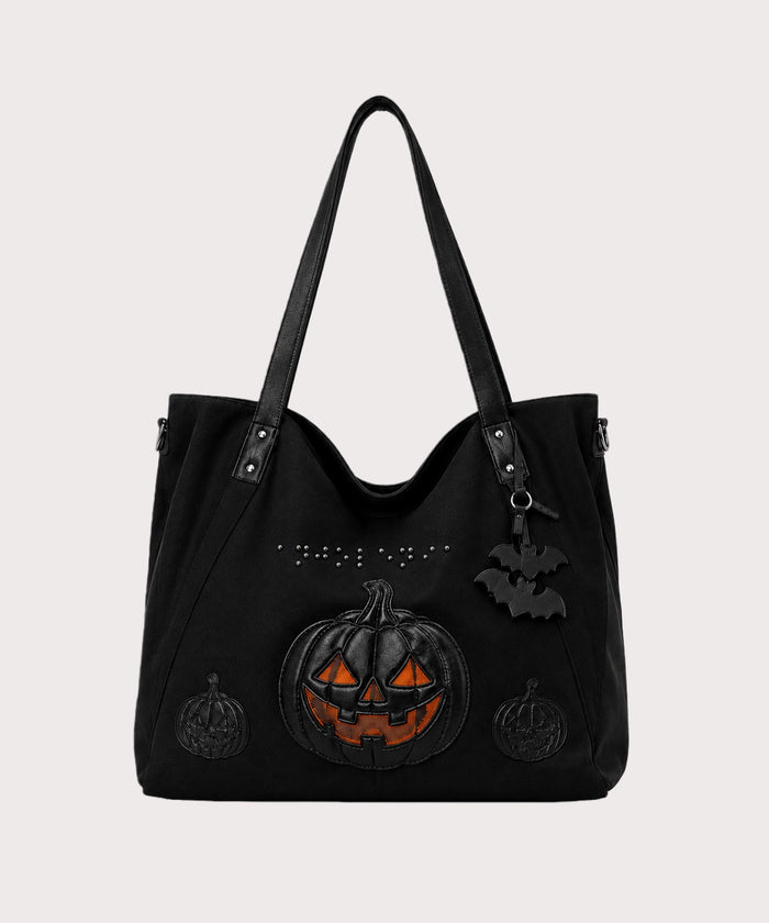 ANJOLENIA Halloween Pumpkin Tote Bag