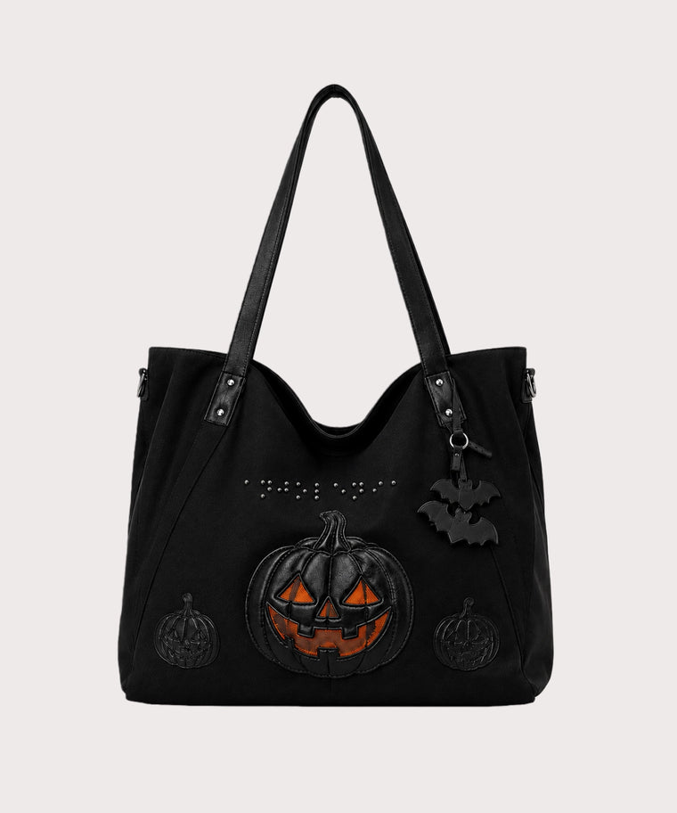 ANJOLENIA Halloween Pumpkin Tote Bag