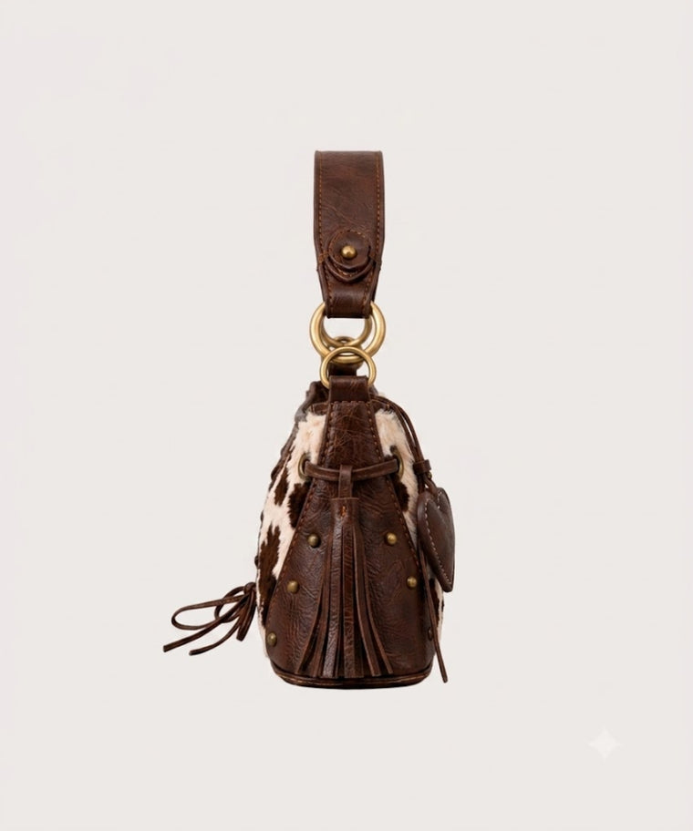 ANJOLENIA Lace-Up Crossbody Shoulder Bag