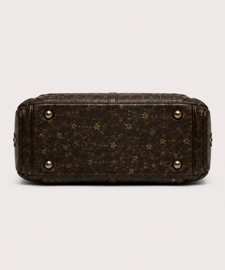 ANJOLENIA Vintage Constellation Hobo Bag