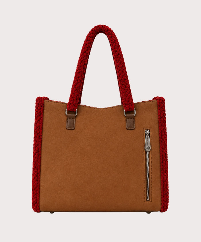 ANJOLENIA Christmas Teddy Concealed Carry Laptop Tote Bag Set